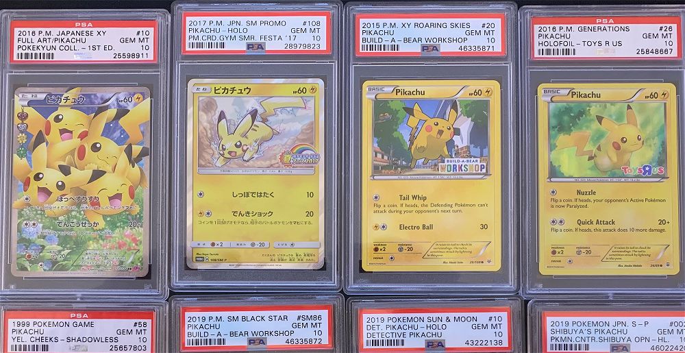 Pokemon Card SM86-Pikachu Holo-English-NEAR MINT