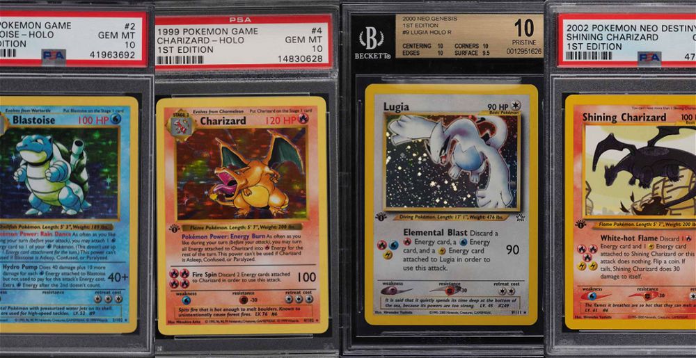 Pokemon Card Lot 11 Original Vintage Collection 1st Edition Cards Holo Charizard 