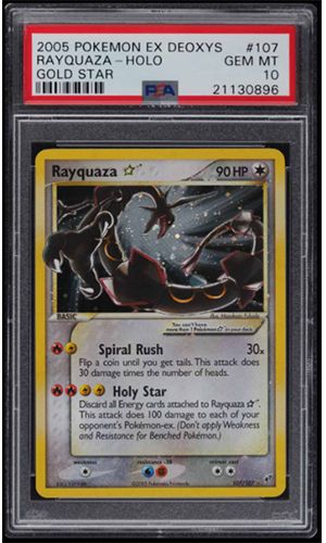 2005-EX-Deoxys-Gold-Star-Holo-Rayquaza